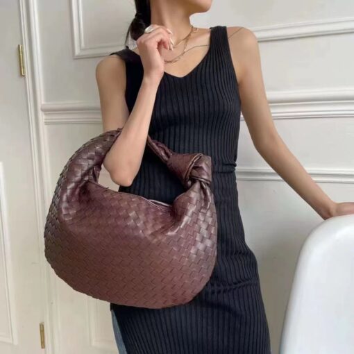 Woven Knotted Hobo Bag - Image 2